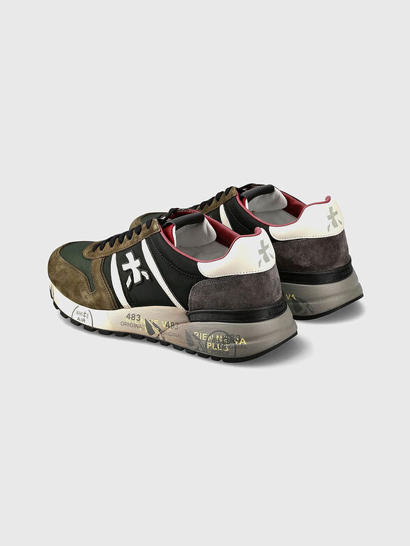 LANDER suede sports shoes - 3