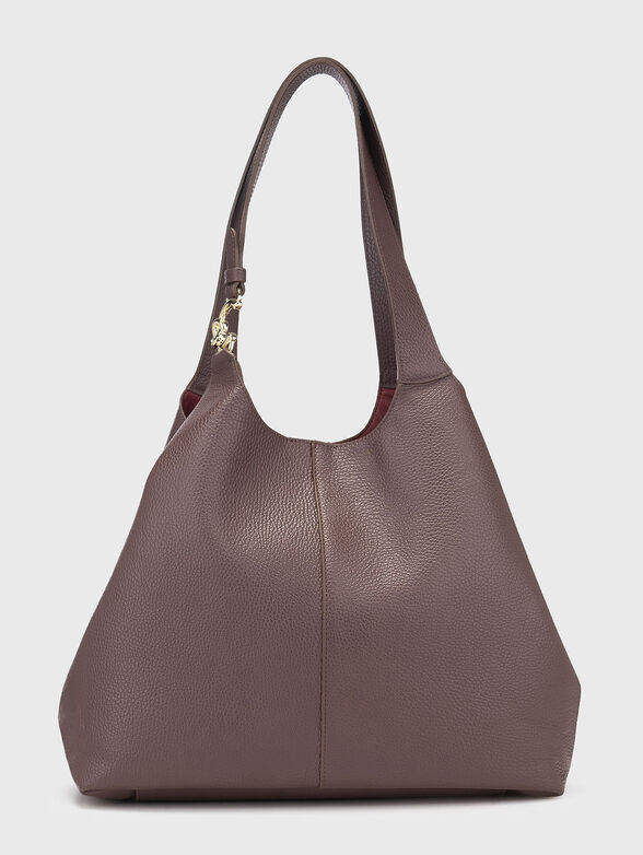 Big leather bag with logo - 1