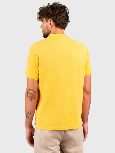JACOB cotton polo-shirt with accent colar - 3