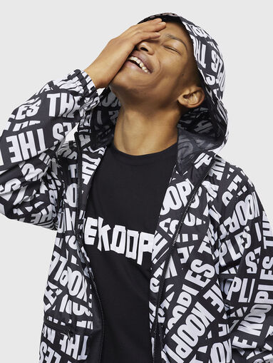Windbreaker with logo print - 5