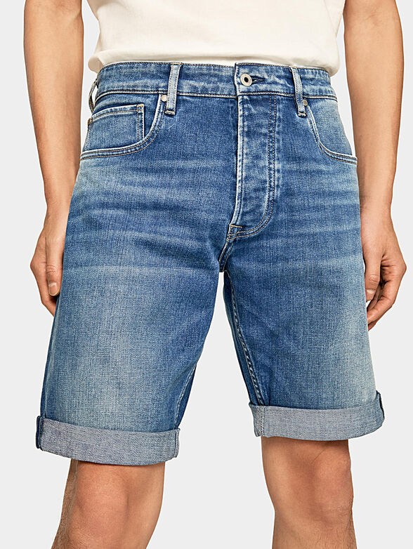 CALLEN denim short pants - 1