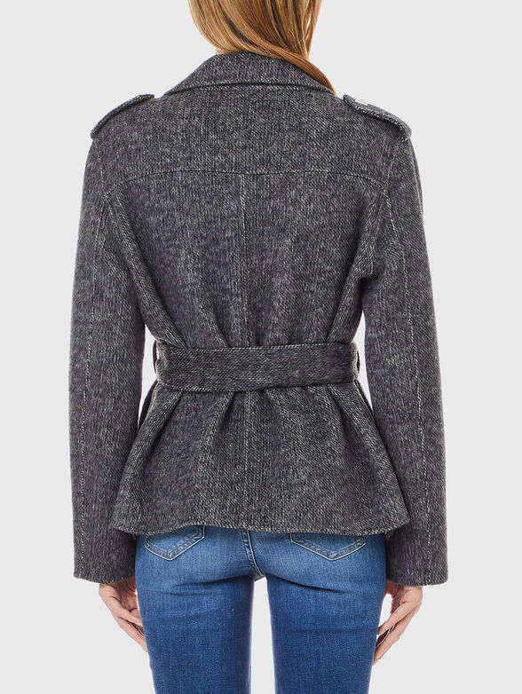 Short coat with belt - 2