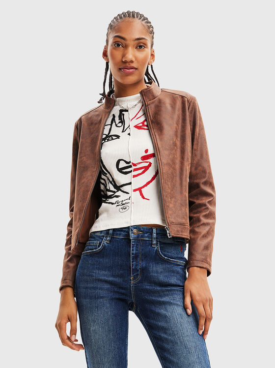 Кафяво яке TORONTO - 1