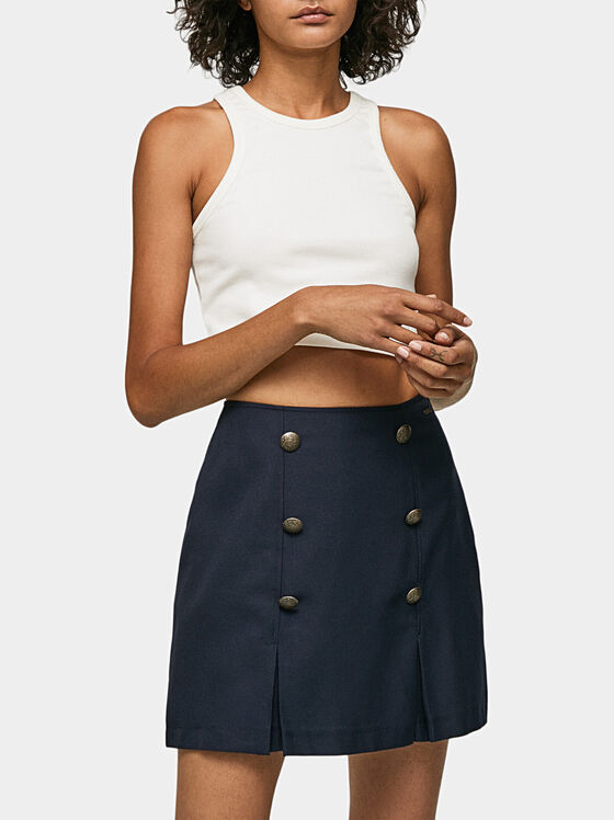 PIERA cropped top with an embroidered logo detail - 1