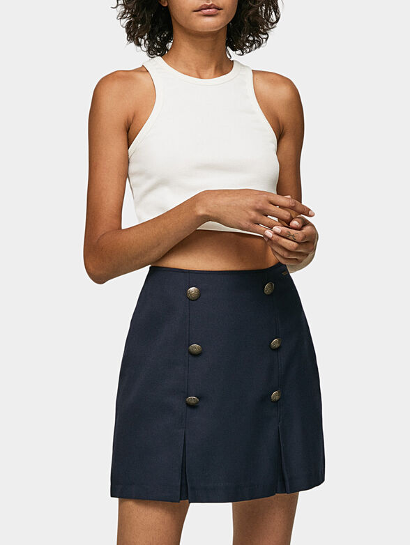 PIERA cropped top with an embroidered logo detail - 1