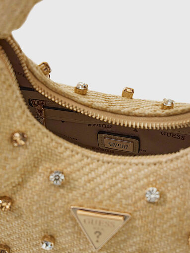 ISOTTA  small bag with appliquéd crystals - 5