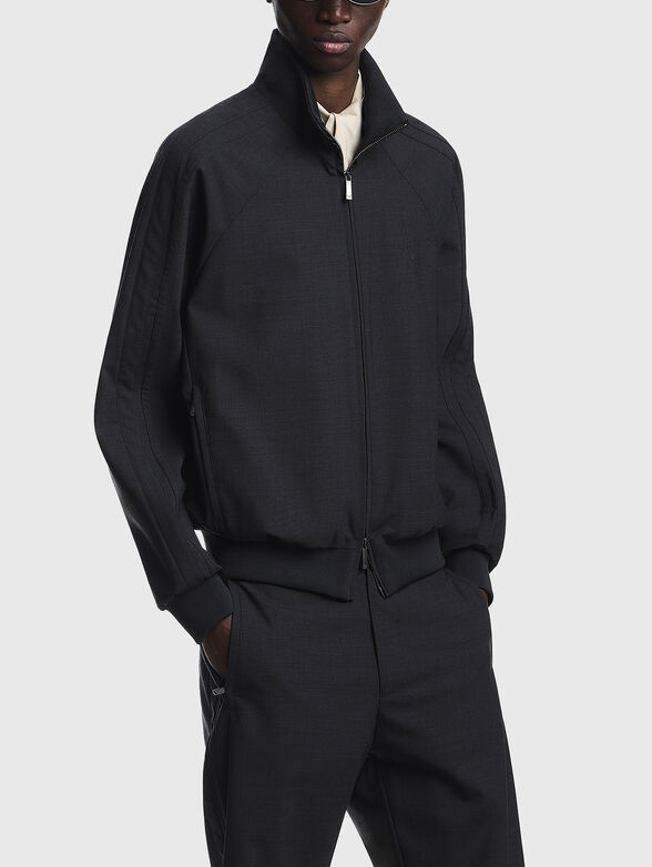 Wool-blend bomber jacket - 2