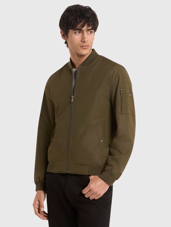 Black bomber jacket - 1