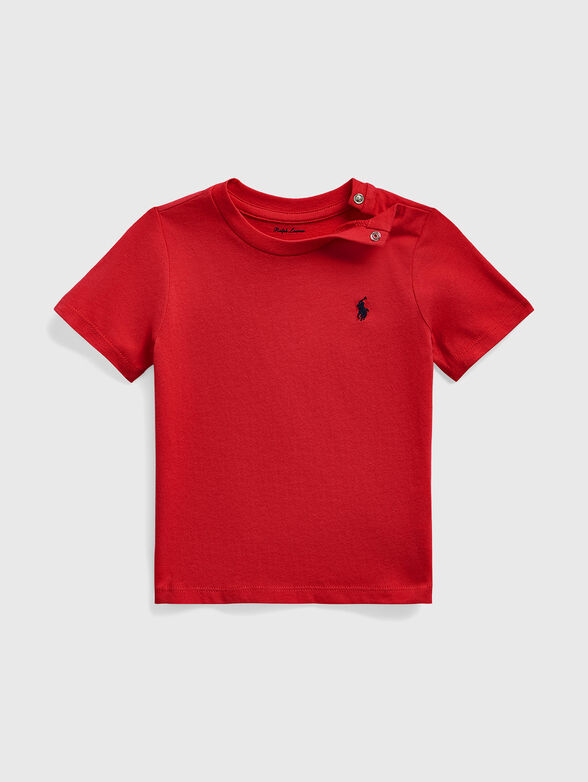 Red cotton T-shirt - 1