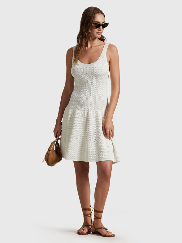 Sleeveless knitted dress - 4