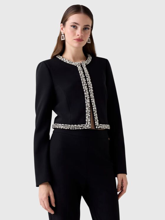 Късо сако FRIDA в черен цвят - 1