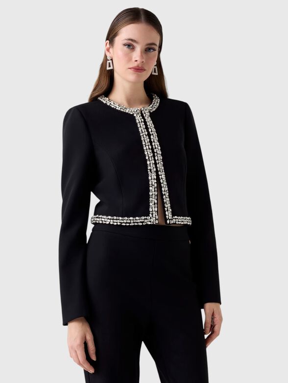 FRIDA short blazer in black - 1