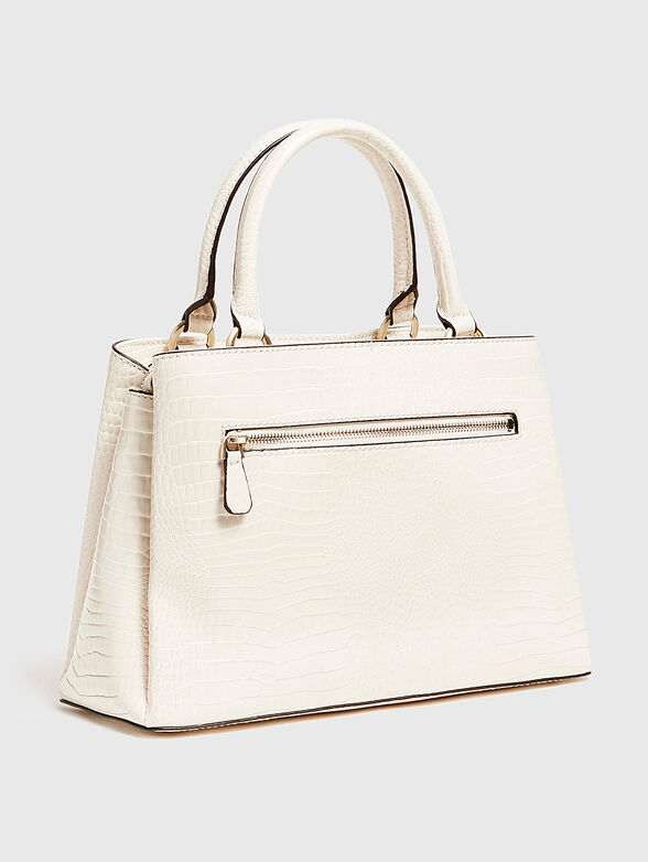 CARABEL Crocodile print satchel - 3