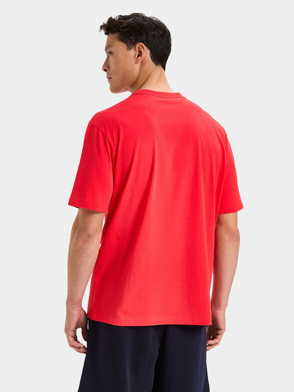 Cotton T-shirt with logo print - 3