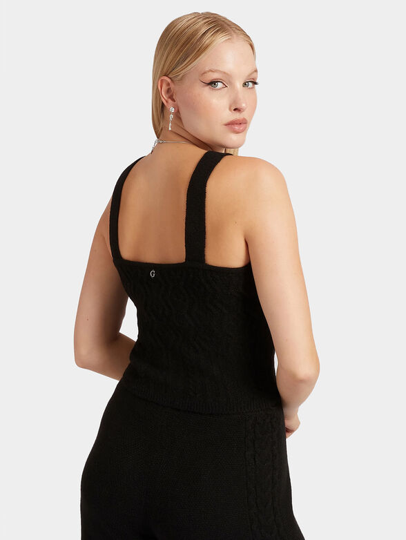 Knitted black top - 2