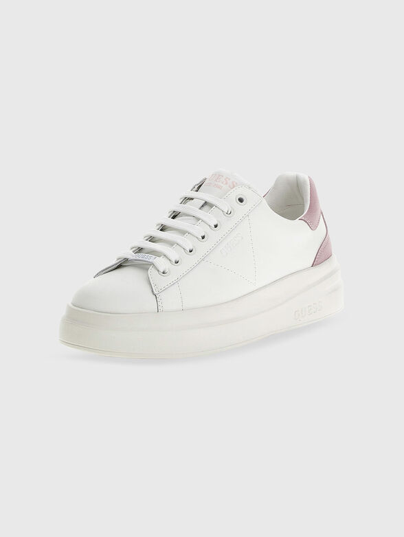 ELBINA white sneakers with contrasting elements - 2