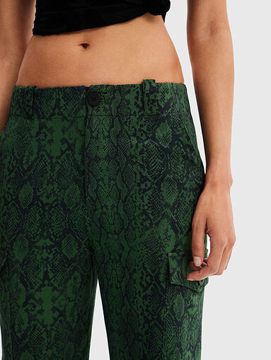 DALILA pants with animal print - 3