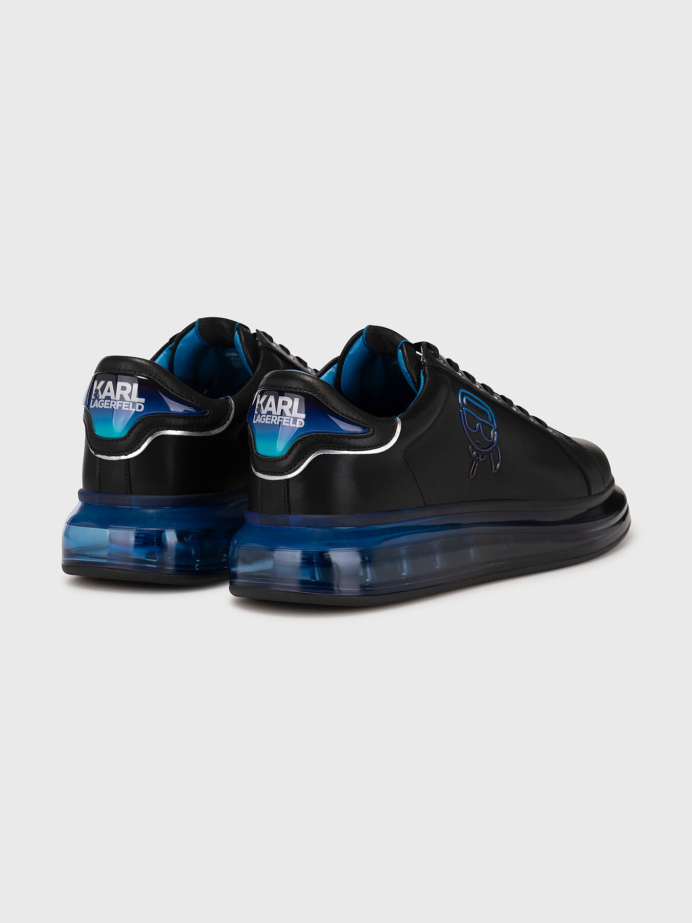 KAPRI KUSHION sports shoes with blue accents brand Karl Lagerfeld Globalbrandsstore en