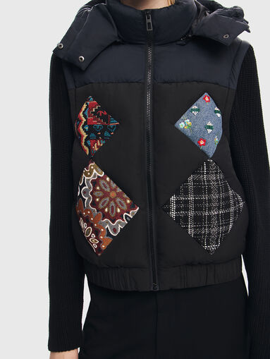 Jacket with patchwork - 5