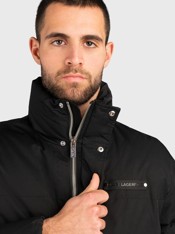 Black jacket with accent pockets - 2