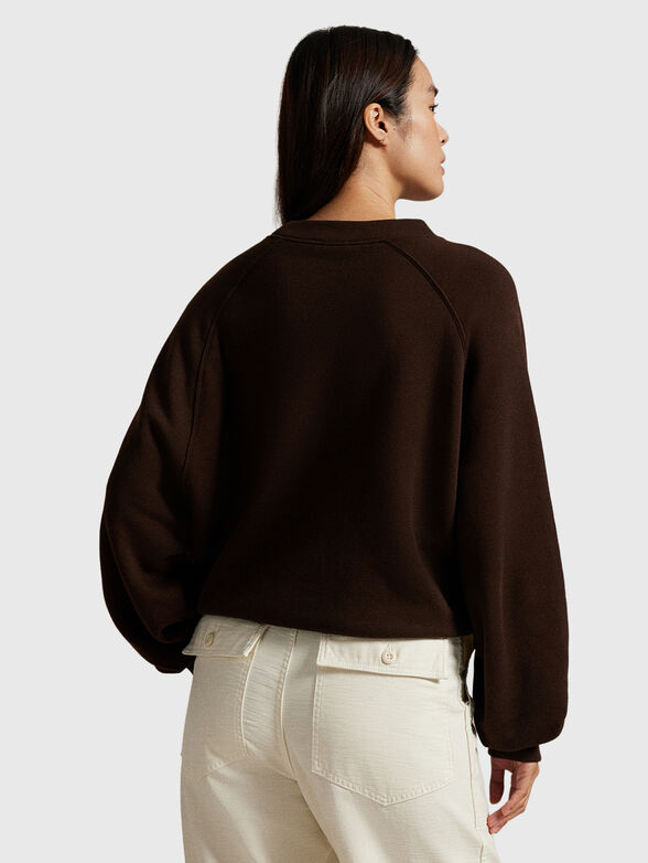 Sweatshirt with oval neckline and Polo Bear print - 3