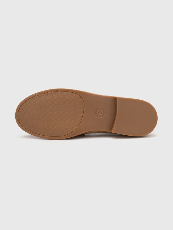 EDEN suede loafers with logo - 4