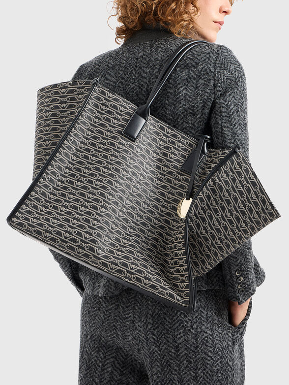Big bag with monogram print - 2
