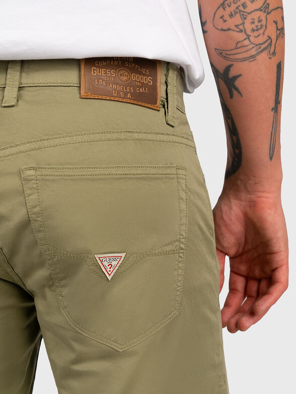 ANGELS shorts in green color - 3