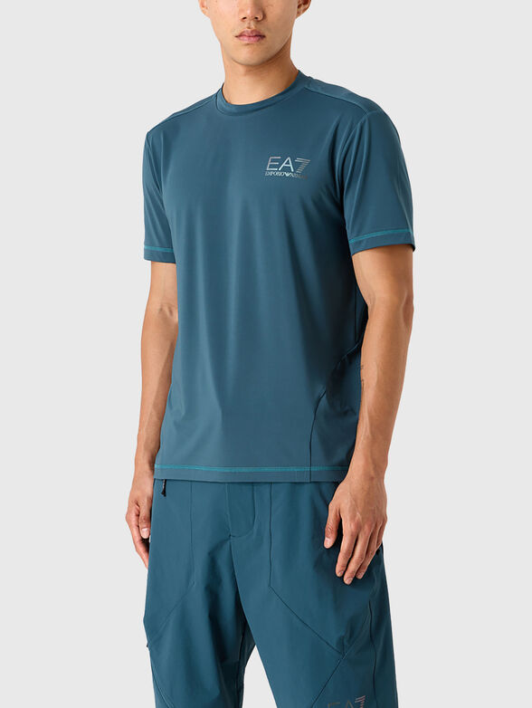 Sports T-shirt in black with logo detail - 1