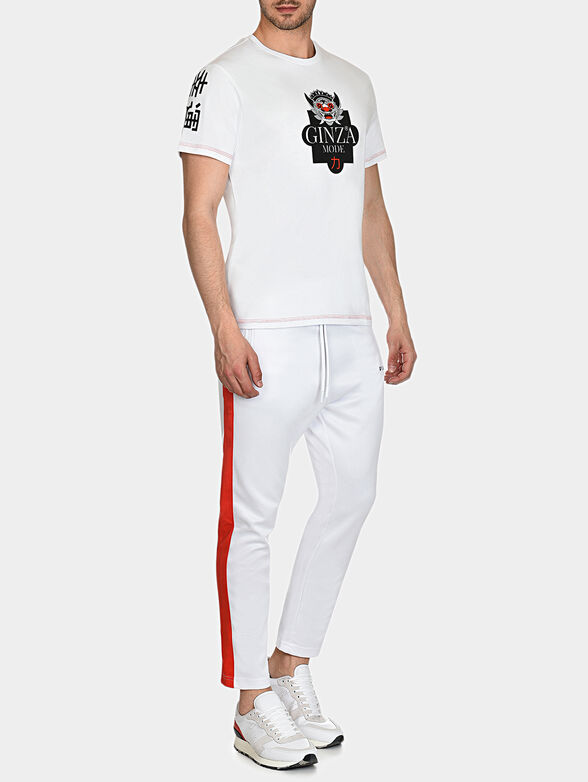 TS017 T-shirt with Japanese art details - 3