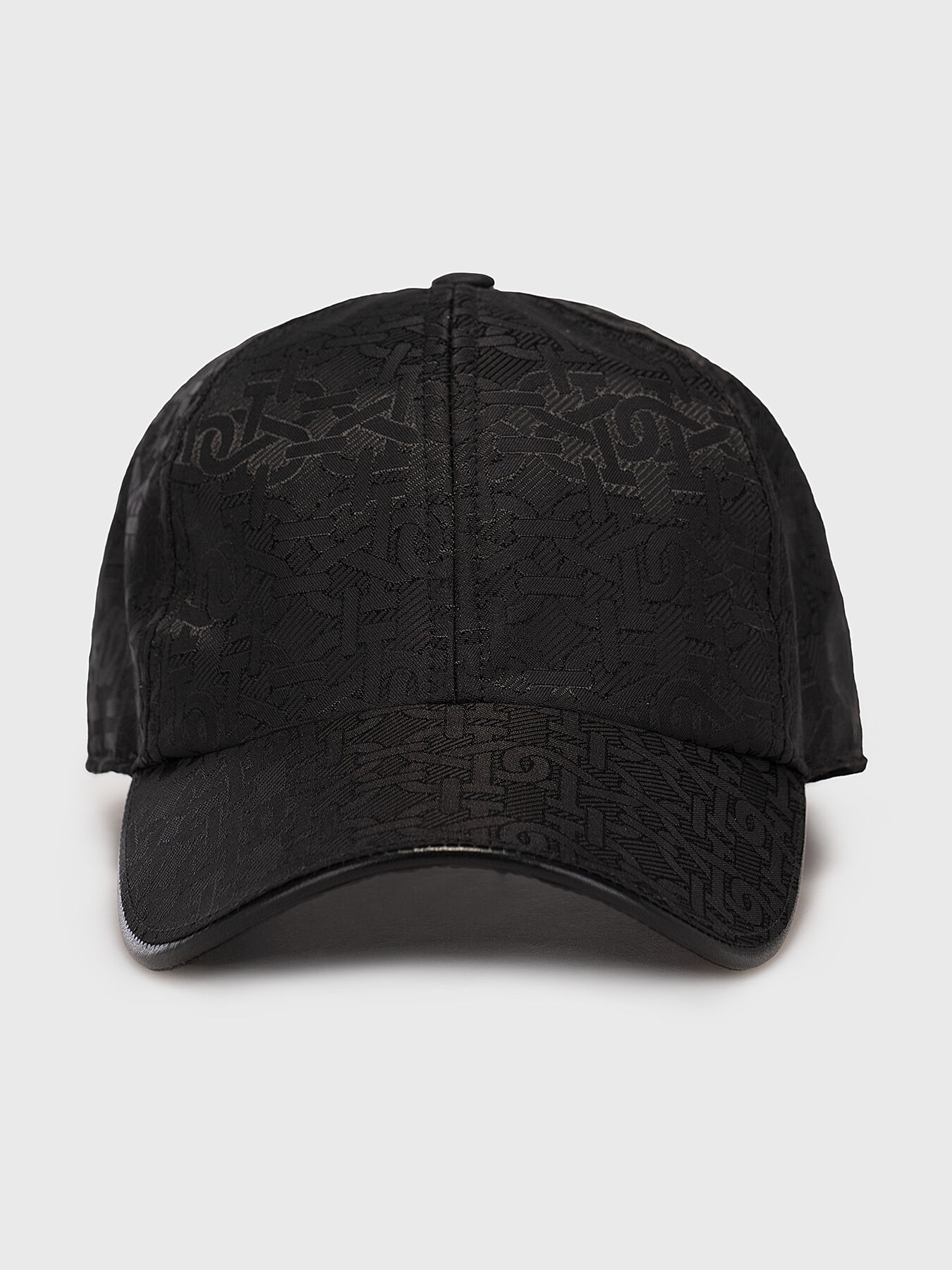 【正規逆輸入品】 Black hat with monogram logo pattern brand BALLY メンズウェア