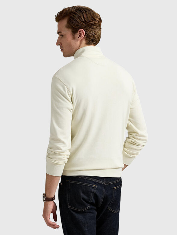 Sweatshirt with zip collar - 3