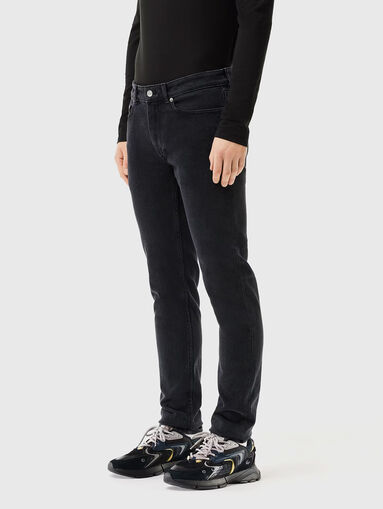 Slim-fit black jeans - 3