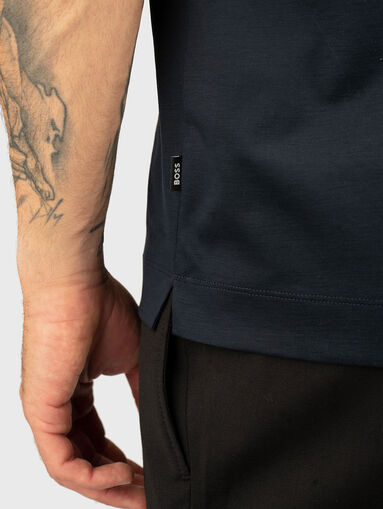 Cotton blend polo shirt - 5