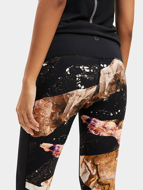 FLORE sports leggings with print - 3