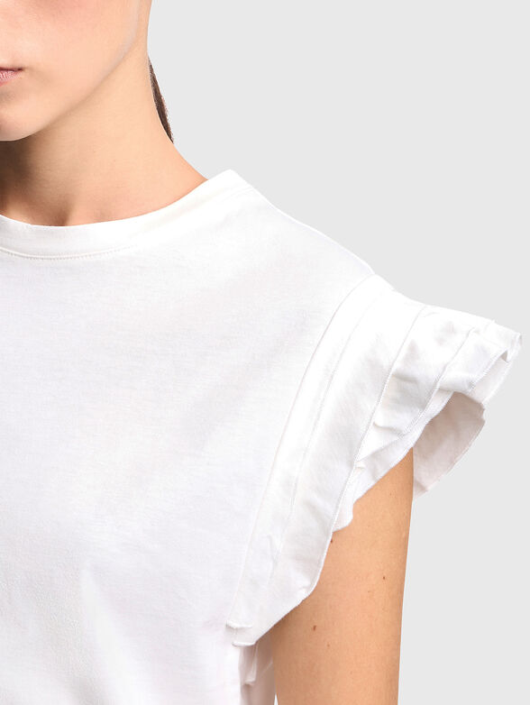 T-shirt with ruffles - 4