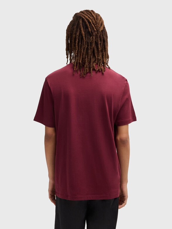 DULIVIO beige T-shirt with logo lettering - 3