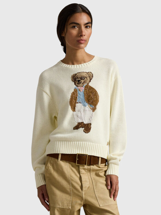 Пуловер Polo Bear от памук - 1