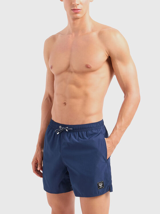 Beach shorts with logo detail - 1