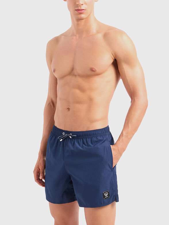 Beach shorts with logo detail - 1