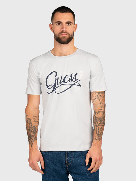 Тениска с лого принт - 1