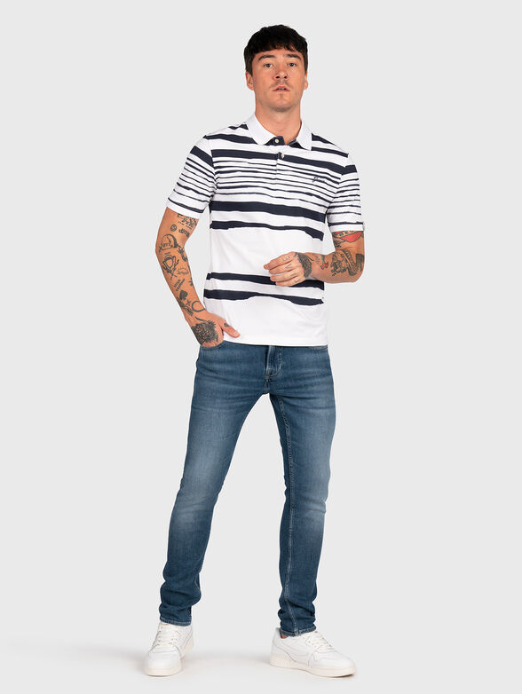 PLINIO polo shirt with abstract striped print - 2