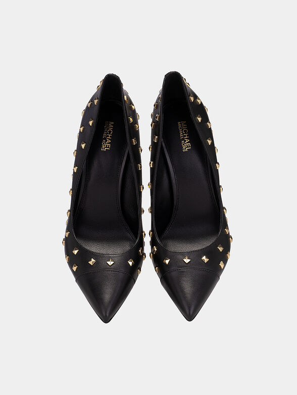 KEKE pumps with metal gold studs - 6
