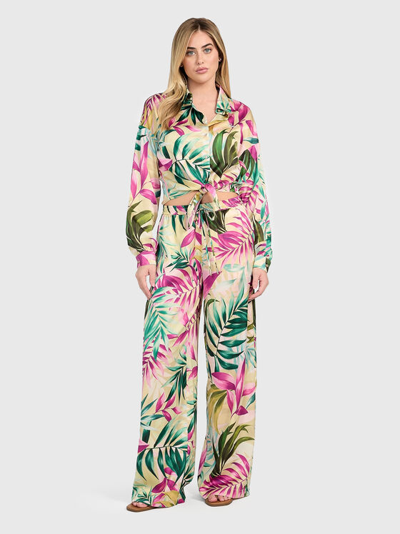 Shirt with floral print  - 2