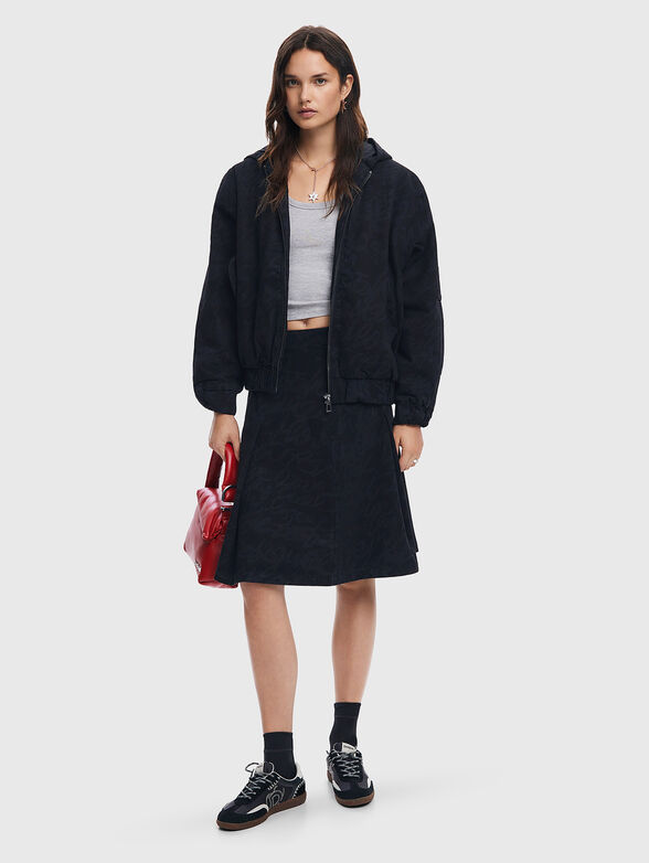Midi skirt with lettering - 5