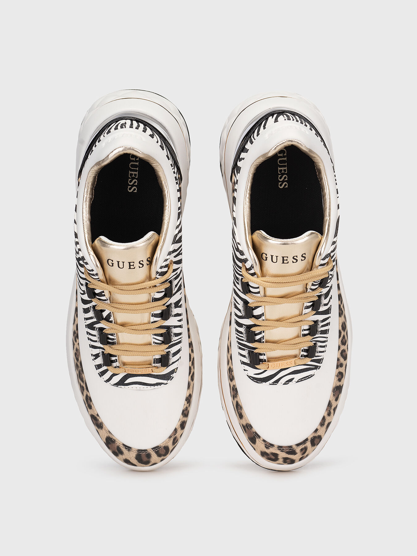 Guess animal print sneakers 2025