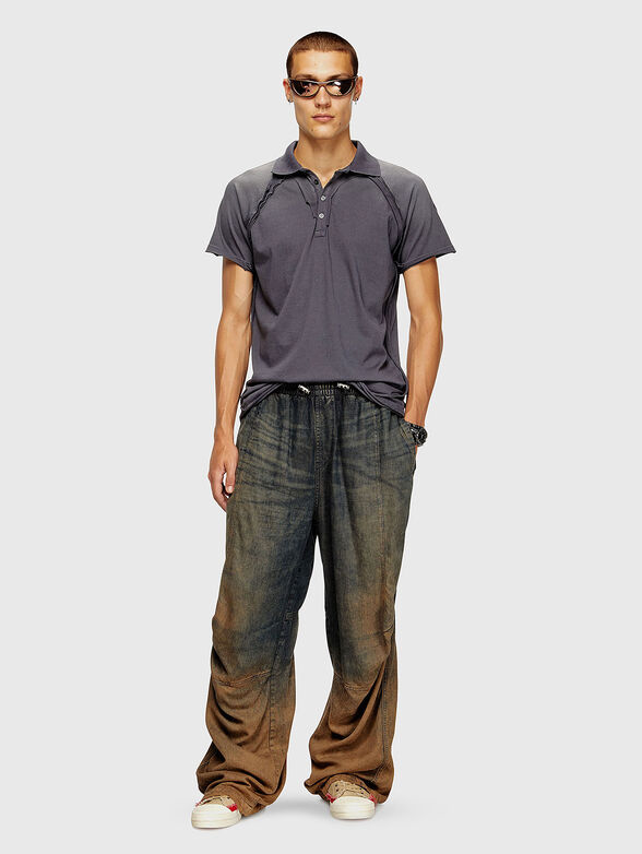 T-NORY cotton polo shirt  with logo - 2