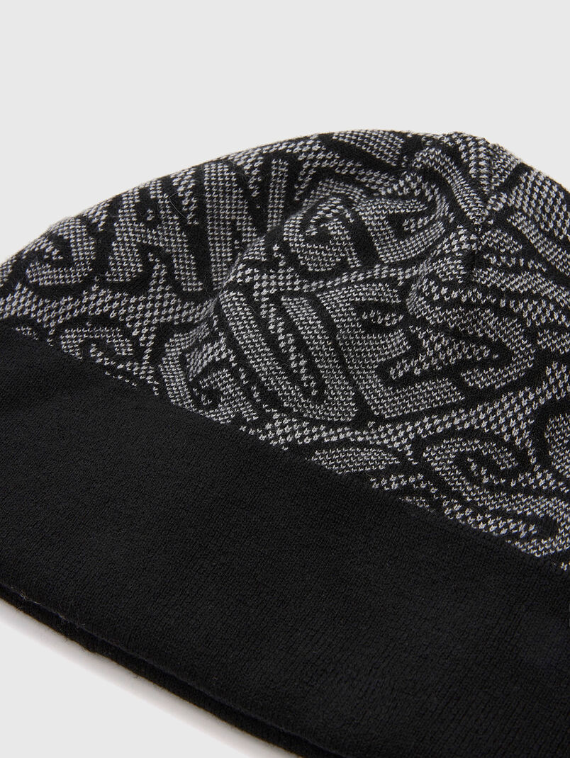 Knitted wool blend hat - 3