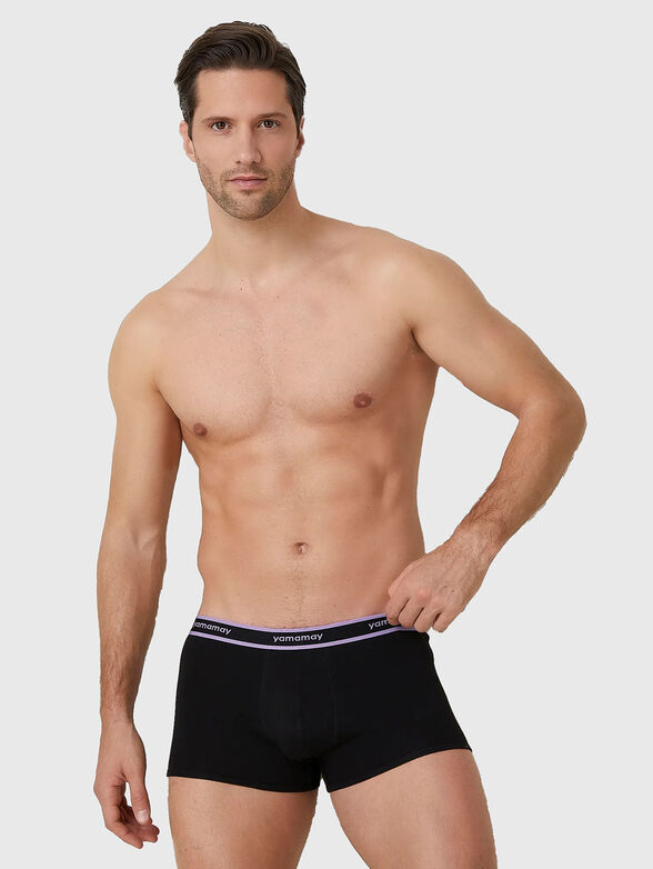 NEW FASHION COLOR cotton boxers with logo embroidery - 4
