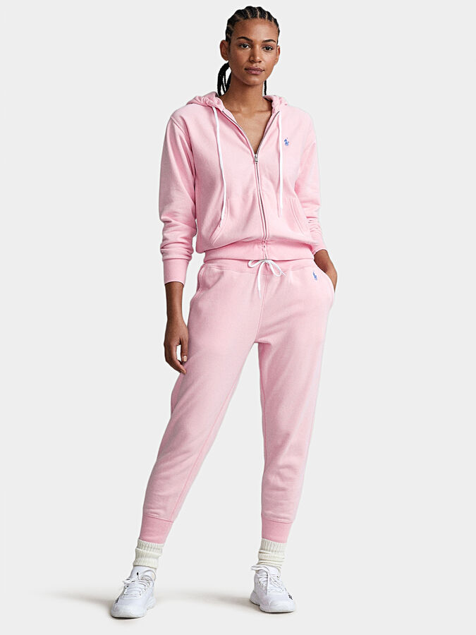 Sports pants in pale pink color brand POLO RALPH LAUREN